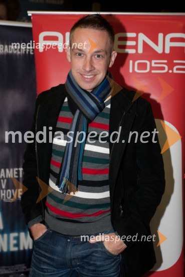 Rok Ostrež, moderatorŽenska v črnem, premiera filma