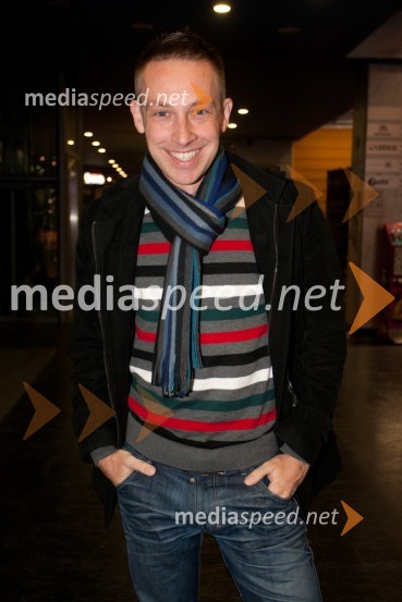 Rok Ostrež, moderatorŽenska v črnem, premiera filma