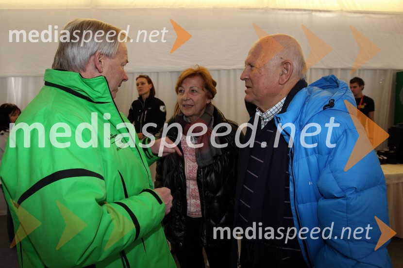 ..., Andreja Kocijančič in soprog mag. Janez Kocijančič, predsednik Olimpijskega komiteja Slovenije51. pokal Vitranc, veleslalom in VIP dogajanje