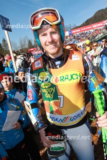 Ted Ligety, ZDA, zmagovalec veleslaloma51. pokal Vitranc, veleslalom in VIP dogajanje