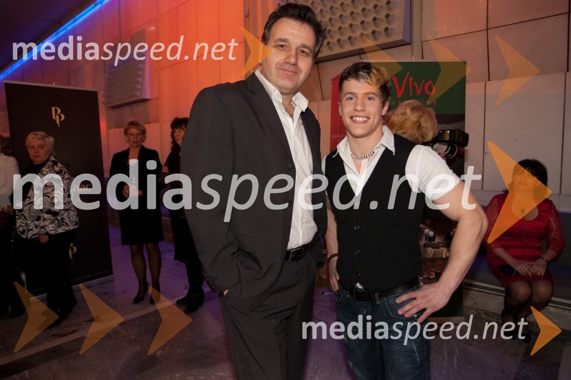 Marko Šidjanin in Tomi MihičinacViktorji 2011, rdeča preproga in VIP dogajanje