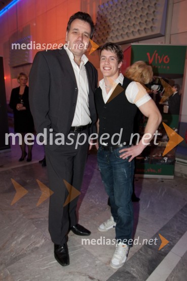 Marko Šidjanin in Tomi MihičinacViktorji 2011, rdeča preproga in VIP dogajanje