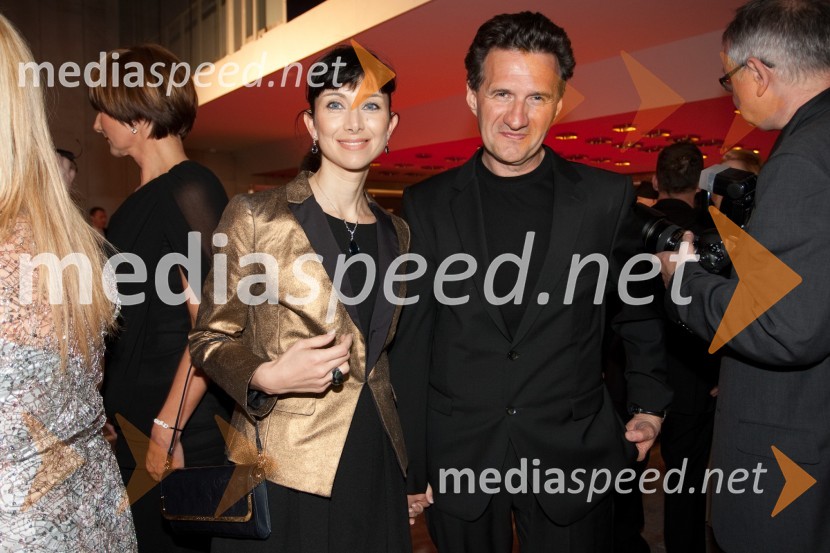 Jerca Legan Cvikl, antropologinja in 	Milan M. CviklViktorji 2011, rdeča preproga in VIP dogajanje