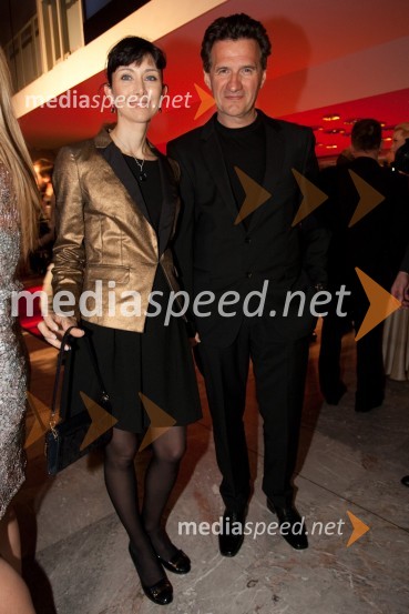 Jerca Legan Cvikl, antropologinja in 	Milan M. CviklViktorji 2011, rdeča preproga in VIP dogajanje