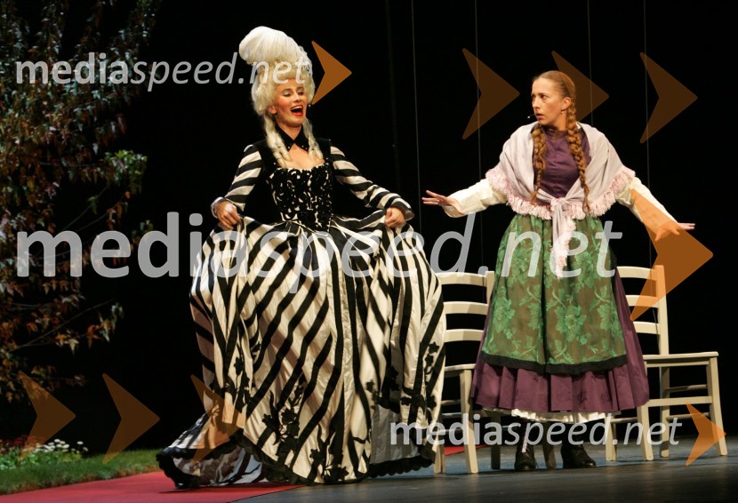 Alenka Tetičkovič in Barbara Vidovič, igralki - spremljevalni program podelitve Borštnikovega prstanaBorštnikov prstan 2006, podelitev