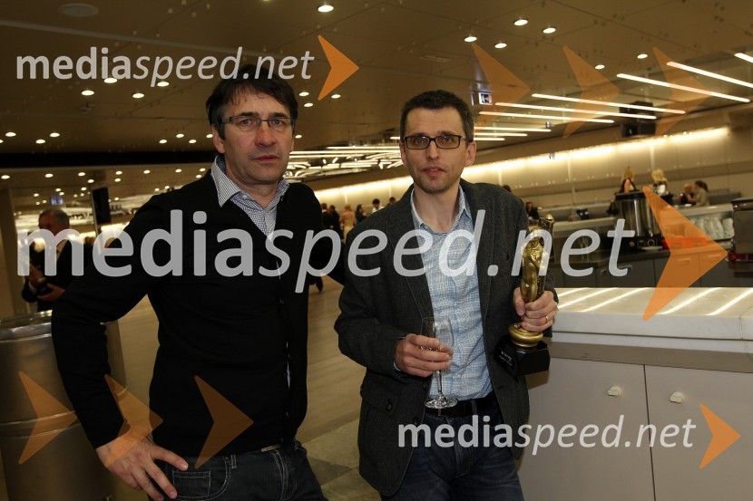 Andrej Štritof, producent in Aleš Pavlin, Perfo productionViktorji 2011, rdeča preproga in VIP dogajanje