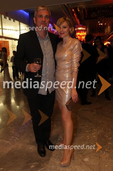 Metod Pevec, režiser in Katarina Čas, igralkaViktorji 2011, rdeča preproga in VIP dogajanje