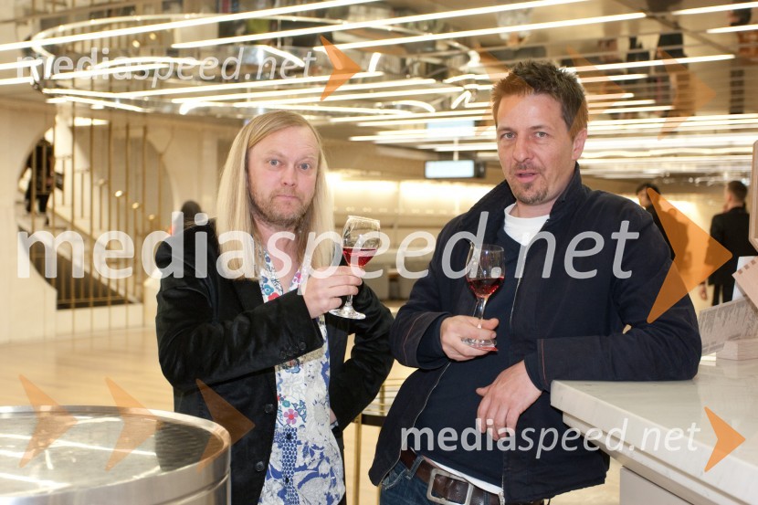 Matjaž Javšnik, igralec in Damir Leventič, igralecViktorji 2011, rdeča preproga in VIP dogajanje