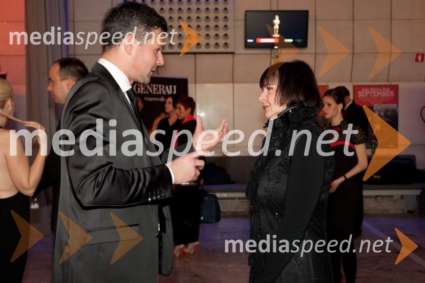 Matjaž Nemec in Jožica Brodarič, modna ikonaViktorji 2011, rdeča preproga in VIP dogajanje