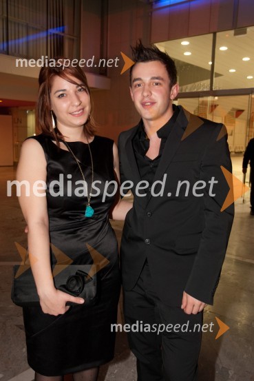 Marinka Glavica  in Jan RobinViktorji 2011, rdeča preproga in VIP dogajanje