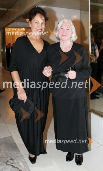 Miranda Caharija, igralka - dobitnica Borštnikovega prstana 2005 in Štefka Drolc, igralka - dobitnica Borštnikovega prstana 1983Borštnikov prstan 2006, podelitev