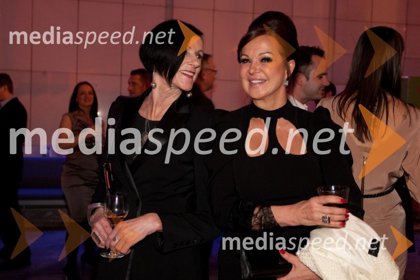 Slavka Pajk, stilistka in Miša MolkViktorji 2011, rdeča preproga in VIP dogajanje