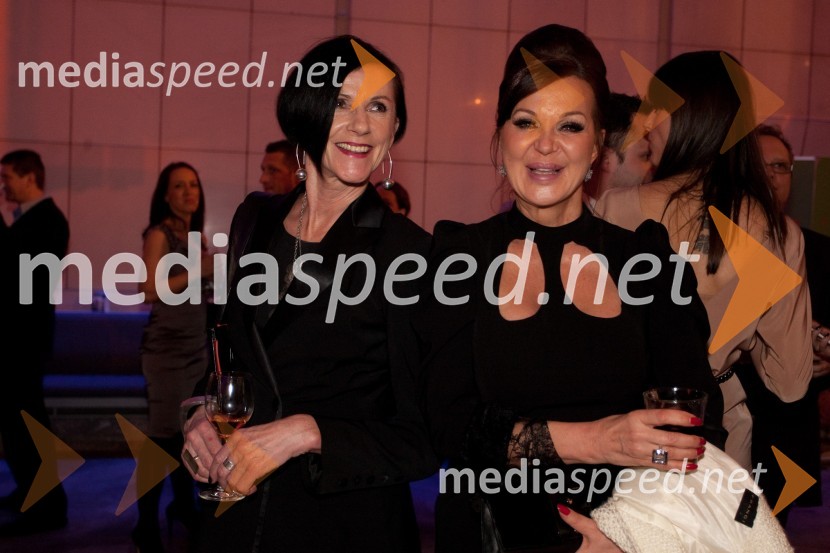 Slavka Pajk, stilistka in Miša MolkViktorji 2011, rdeča preproga in VIP dogajanje