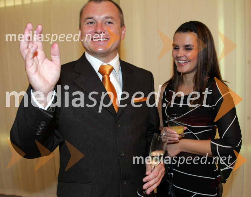 Franc Kangler, poslanec SLS z ženo TanjoBorštnikov prstan 2006, podelitev