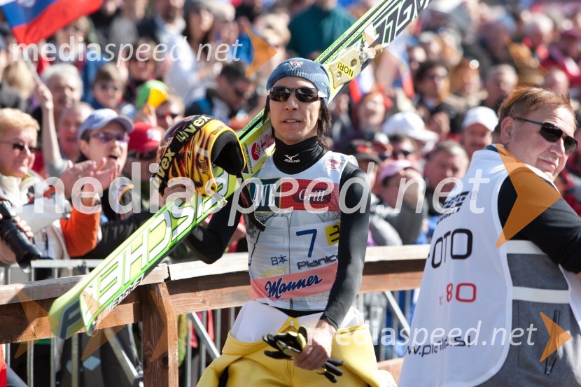 Noriaki Kasai, smučarski skakalecPlanica 2012, finale v smučarskih poletih, ekipna tekma