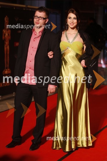 Miha Gašperšič, Ema Jagodić, Miss Universe Slovenije 2011Viktorji 2011, rdeča preproga in VIP dogajanje