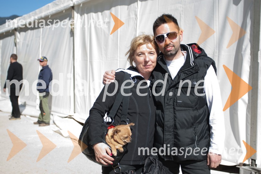 Vanja Fras in Damjan Fras, nekdanji smučarski skakalecPlanica 2012, finale v smučarskih poletih, ekipna tekma