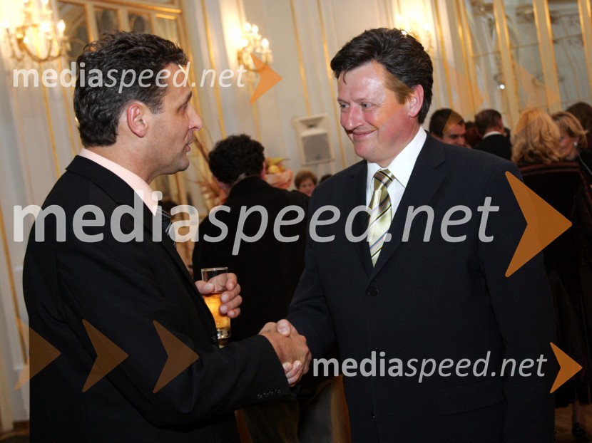 Danilo Rošker, direktor SNG Maribor in Gregor Pivec, direktor Splošne bolnišnice MariborBorštnikov prstan 2006, podelitev