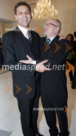 Danilo Rošker, direktor SNG Maribor in Peter Ternovšek, igralec - dobitnik Borštnikovega prstana 2006Borštnikov prstan 2006, podelitev