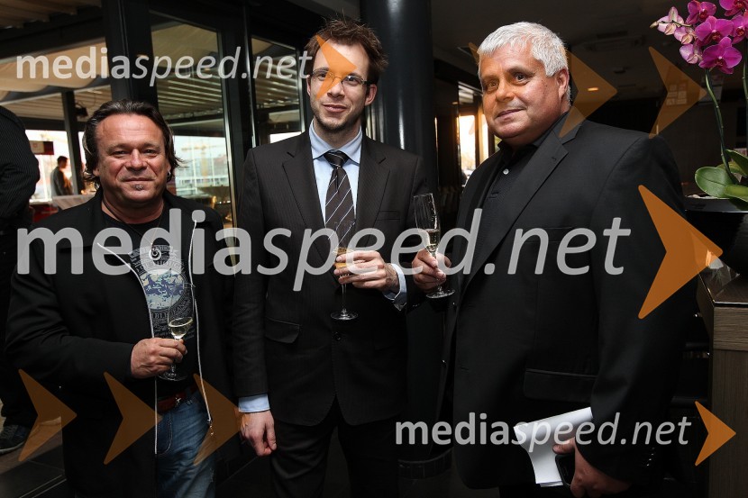 Drago Mlakar, Slovenian Wines, Matic Stergar, marketing The Slovenia Times in Miran Blatnik, Slovenian WinesZaključna prireditev Guest Star 2011 - Izbor tujih osebnosti leta