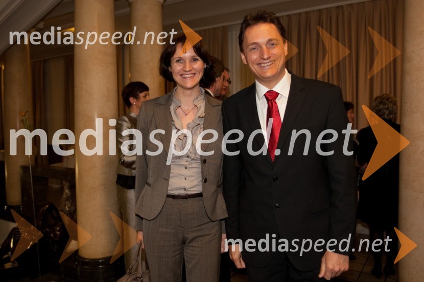 Karmen Doljak in brat Anton Petrič, Director, CISCO SYSTEMS, Podružnica LjubljanaDobrodelni dogodek Lions kluba Viva