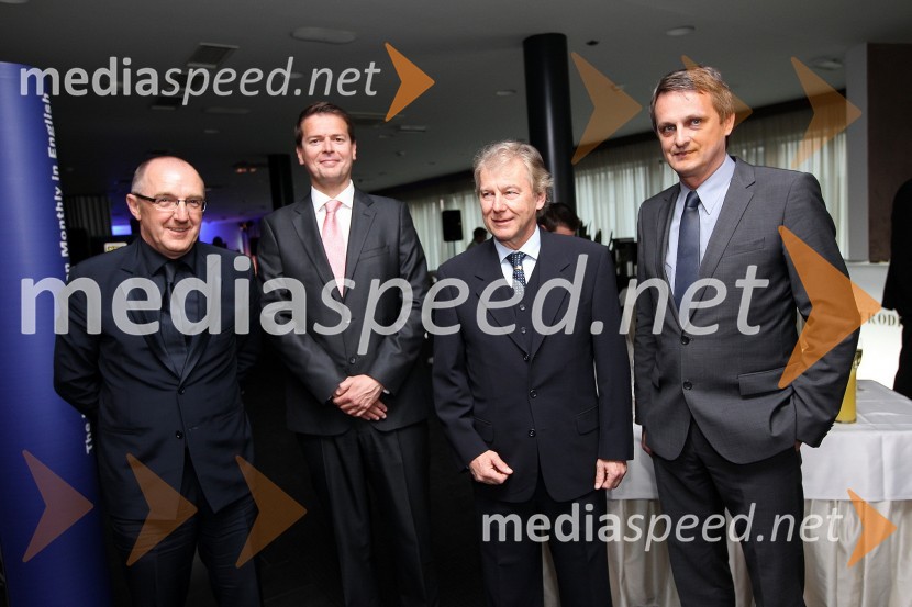 Brane Krajnik, direktor The Slovenia Times, Tilen Majnardi, glavni urednik The Slovenia Times, prof. dr. Davorin Kračun, Ekonomsko poslovna fakulteta Univerze v Mariboru in Tomaž Kancler, podžupan MOMZaključna prireditev Guest Star 2011 - Izbor tujih osebnosti leta