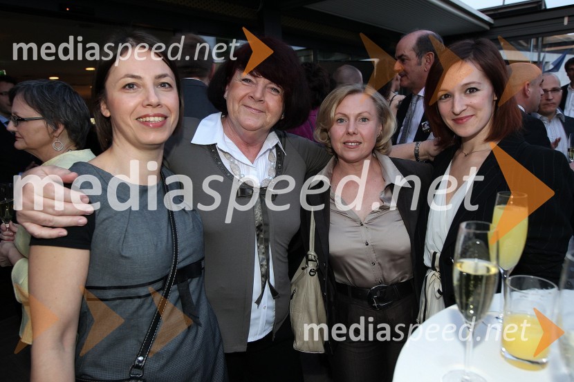 Ksenija Samardžija Matul; Heather Pirjevec; Tatjana Dolanc; Jasmina FerkZaključna prireditev Guest Star 2011 - Izbor tujih osebnosti leta