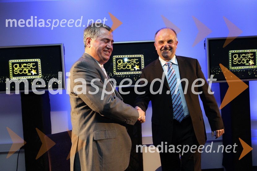 ... in Klaus J. Holeczek, izvršni direktor Odelo SlovenijaZaključna prireditev Guest Star 2011 - Izbor tujih osebnosti leta