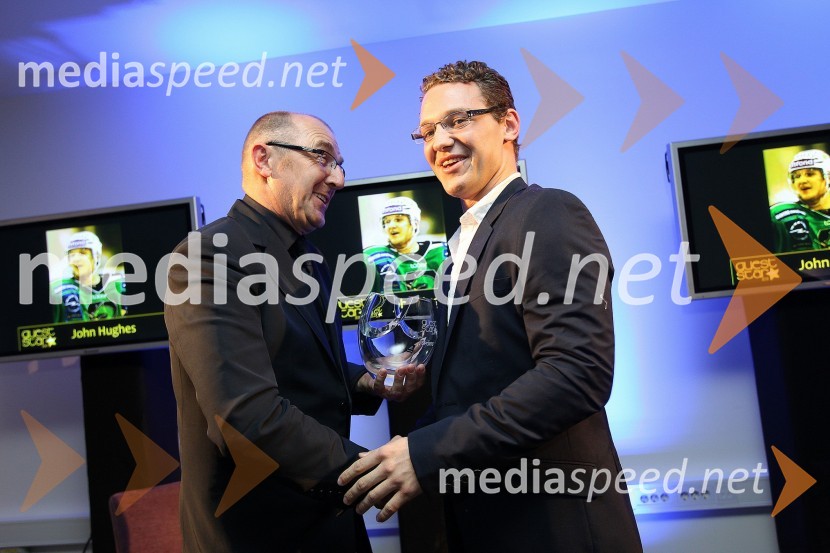 Brane Krajnik, direktor The Slovenia Times&nbsp;in 	John Hughes, hokejist HDD Tilia OlimpijaZaključna prireditev Guest Star 2011 - Izbor tujih osebnosti leta