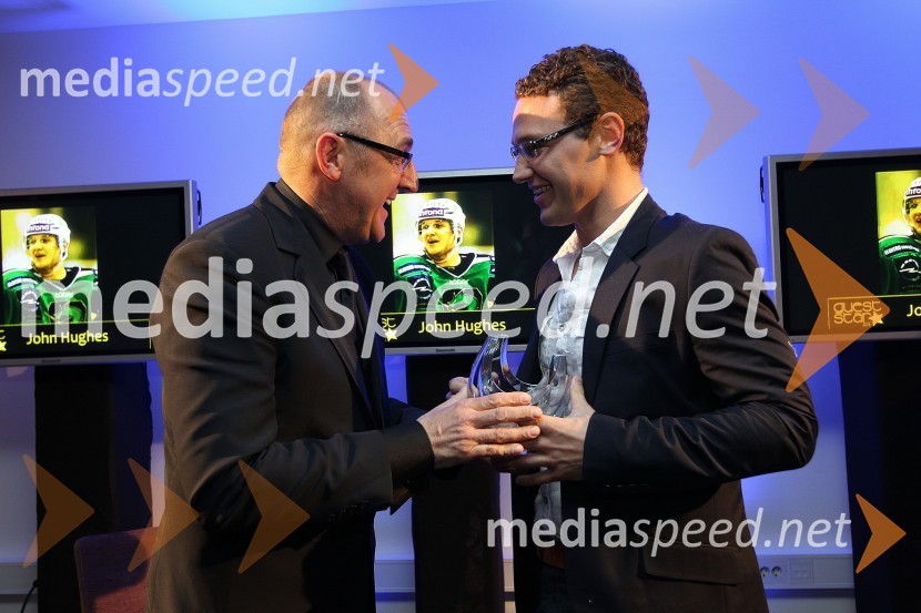 Brane Krajnik, direktor The Slovenia Times&nbsp;in 	John Hughes, hokejist HDD Tilia OlimpijaZaključna prireditev Guest Star 2011 - Izbor tujih osebnosti leta