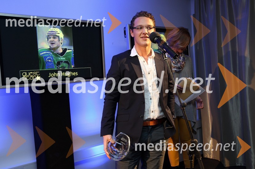 	John Hughes, hokejist HDD Tilia OlimpijaZaključna prireditev Guest Star 2011 - Izbor tujih osebnosti leta