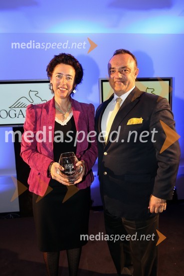 Anunciada Fernandez de Cordova, veleposlanica Kraljevine Španije v Sloveniji in Igor Popov, veleposlanik Makedonije v SlovenijiZaključna prireditev Guest Star 2011 - Izbor tujih osebnosti leta