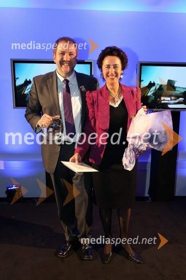 Sergi Farré Salvá, namestnik veleposlanice in Anunciada Fernandez de Cordova, veleposlanica Kraljevine Španije v SlovenijiZaključna prireditev Guest Star 2011 - Izbor tujih osebnosti leta