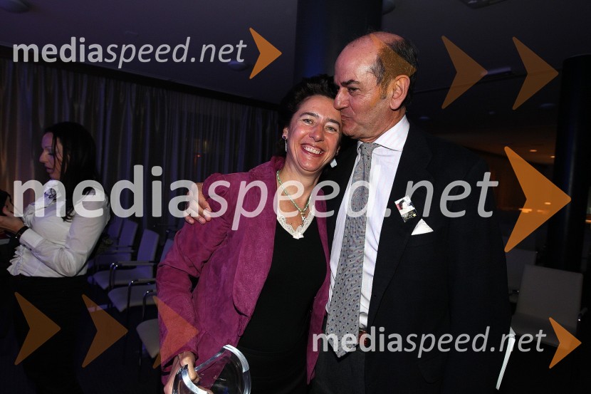 Anunciada Fernandez de Cordova, veleposlanica Kraljevine Španije v Sloveniji in ...Zaključna prireditev Guest Star 2011 - Izbor tujih osebnosti leta