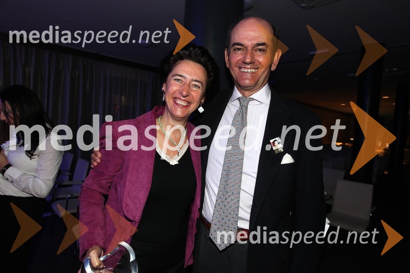 Anunciada Fernandez de Cordova, veleposlanica Kraljevine Španije v Sloveniji in ...Zaključna prireditev Guest Star 2011 - Izbor tujih osebnosti leta