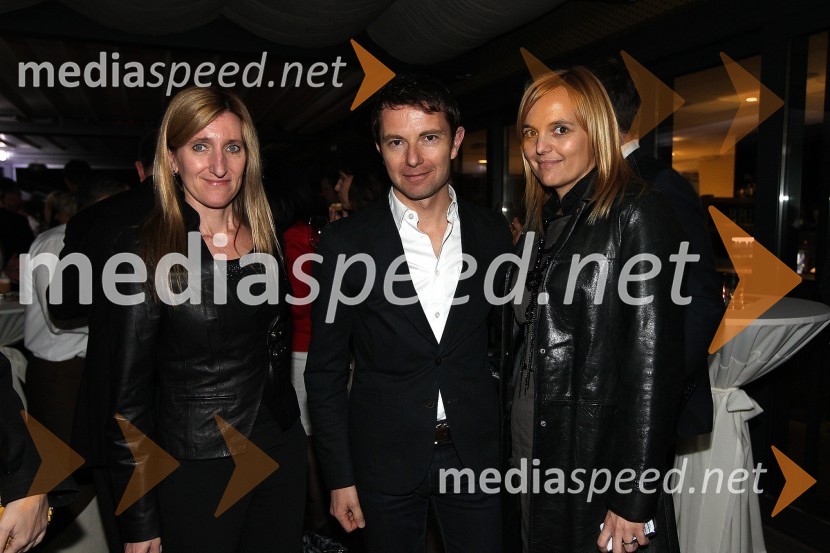 Vida Dolenc Pogačnik, Ameriška gospodarska zbornica (AmCham), Tomaž Orešič, EFT Group in mag. Ajša Vodnik, izvršna direktorica Ameriške gospodarske zbornice (AmCham)Zaključna prireditev Guest Star 2011 - Izbor tujih osebnosti leta