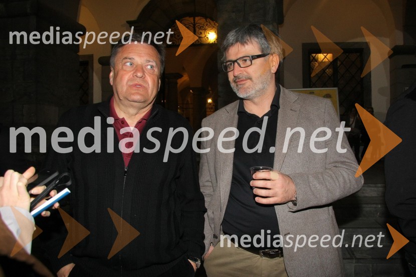 Zoran Janković, župan Mestne občine Ljubljana in 	Roman Jakič, poslanec Pozitivna SlovenijaZoran Janković je znova postal župan Ljubljane
