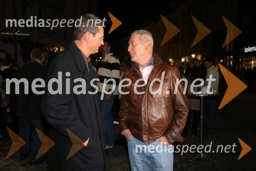 Marko Jaklič, direktor Lekarna Ljubljana in Aleš Čerin, podžupan Mestne občine LjubljanaZoran Janković je znova postal župan Ljubljane