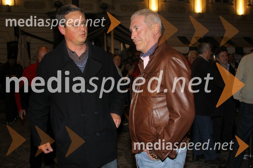 Marko Jaklič, direktor Lekarna Ljubljana in Aleš Čerin, podžupan Mestne občine LjubljanaZoran Janković je znova postal župan Ljubljane