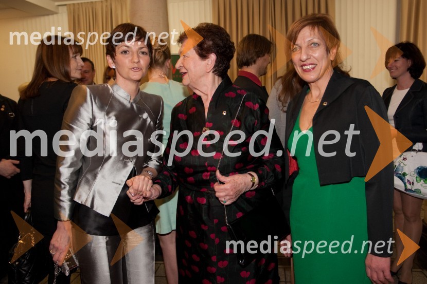 Maja Makovec Brenčič, prodekanja za razvoj na Ekonomski fakulteti v Ljubljani, podpredsednica Lions kluba Viva, Nuša Kerševan, nekdanja županja Mestne občine Ljubljana in Viktorija Potočnik, nekdanja županja Mestne občine LjubljanaDobrodelni dogodek Lions kluba Viva