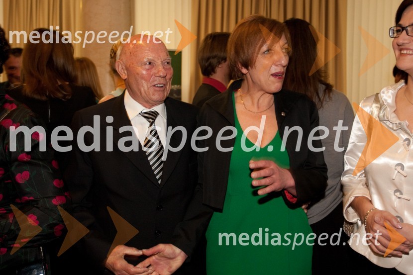 Aleš Mižigoj in  Viktorija Potočnik, nekdanja županja Mestne občine LjubljanaDobrodelni dogodek Lions kluba Viva