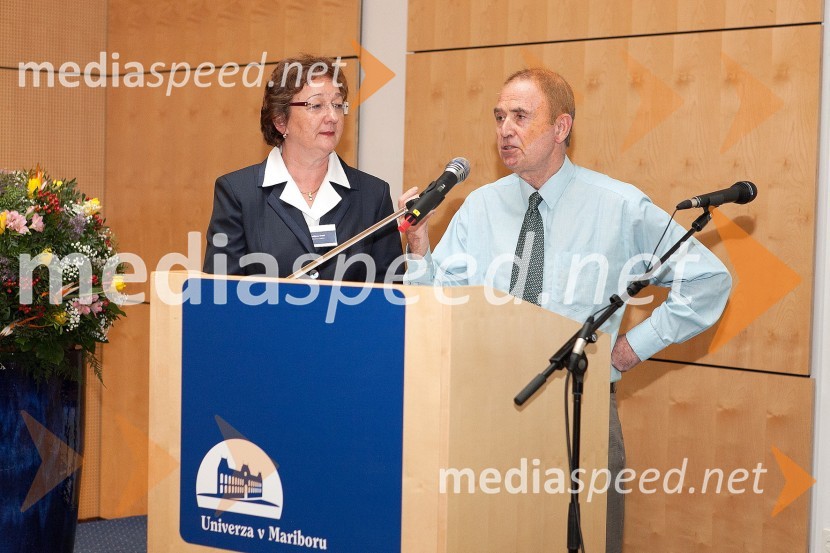 Prof. dr. Julijana Kristl, prorektorica Univerze v Ljubljani in prof. dr. Roger King, University of BathKultura kakovosti in prepoznavnost slovenskih univerz, Slovenska rektorska konferenca