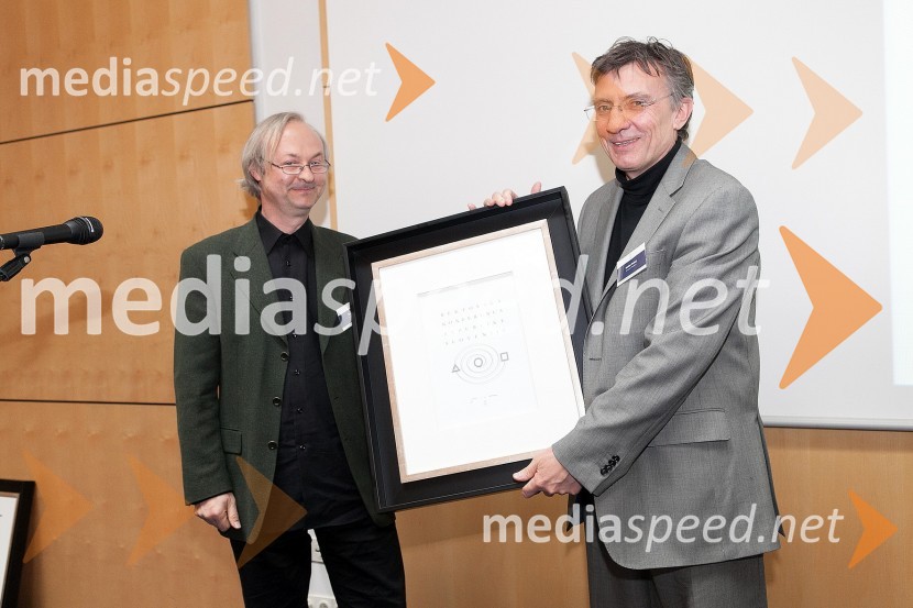Prof. dr. Oto Rimele, prorektor za področje umetnosti Univerze v Mariboru in prof. dr. Danijel Rebolj, rektor Univerze v MariboruKultura kakovosti in prepoznavnost slovenskih univerz, Slovenska rektorska konferenca