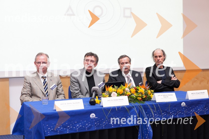 Prof. dr. Danijel Rebolj, rektor Univerze v Mariboru, prof. dr. Danilo Zavrtanik, rektor Univerze v Novi Gorici, prof. dr. Dragan Marušič, rektor Univerze na Primorskem in prof. dr. Radovan Stanislav Pejovnik, rektor Univerze v LjubljaniKultura kakovosti in prepoznavnost slovenskih univerz, Slovenska rektorska konferenca