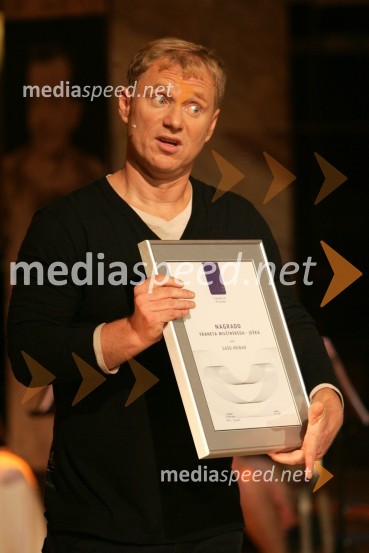 Sašo Hribar, televizijski voditelj - dobitnik Ježkove nagrade 2006Podelitev Ježkove nagrade 2006