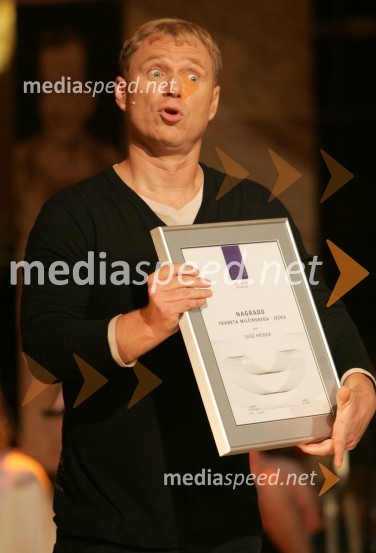 Sašo Hribar, televizijski voditelj - dobitnik Ježkove nagrade 2006Podelitev Ježkove nagrade 2006