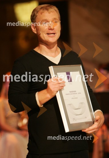 Sašo Hribar, televizijski voditelj - dobitnik Ježkove nagrade 2006Podelitev Ježkove nagrade 2006