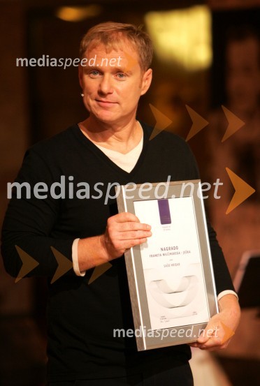 Sašo Hribar, televizijski voditelj - dobitnik Ježkove nagrade 2006Podelitev Ježkove nagrade 2006