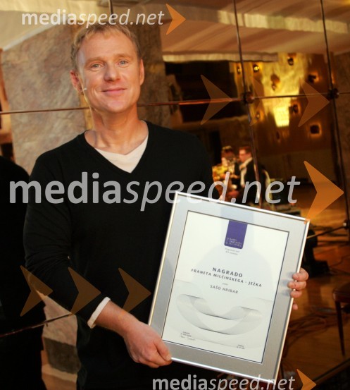 Sašo Hribar, televizijski voditelj - dobitnik Ježkove nagrade 2006Podelitev Ježkove nagrade 2006