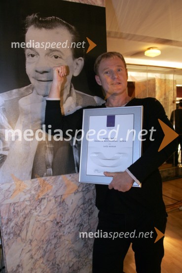 Sašo Hribar, televizijski voditelj - dobitnik Ježkove nagrade 2006Podelitev Ježkove nagrade 2006